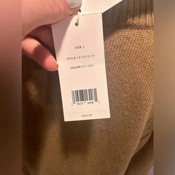 🆕 Vince Women's Wide V Neck Tunic Sweater Small - Picture 5 of 5